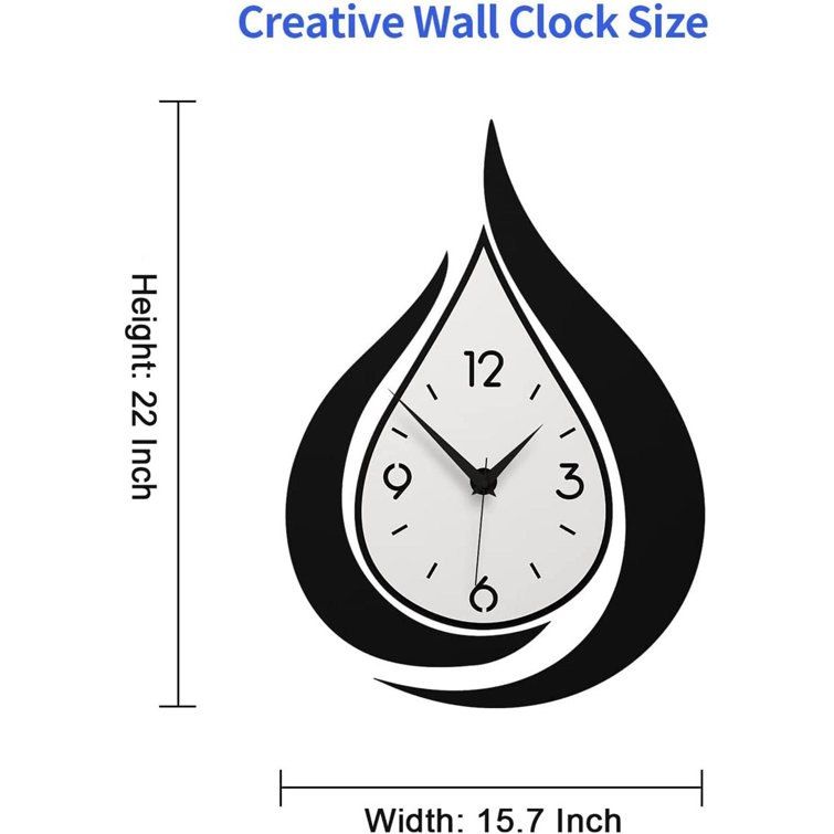 Orren Ellis Ashtree Acrylic Wall Clock Wayfair